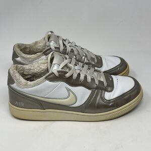 Nike Air Indee Low Premium Shoes Womens 10 Bronze Pearl Leather Fur Trim 2008